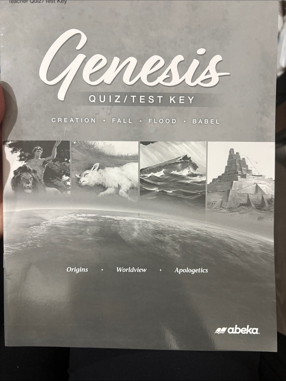 Abeka Genesis Quiz/Test Key - new